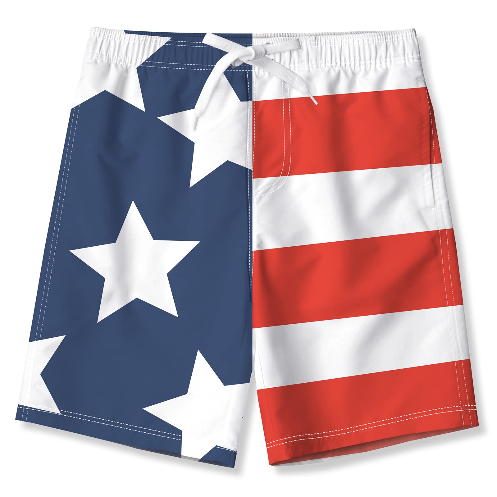 Quick Dry UPF 50+ Boys Swim Trunks - Cool Funny Beach Surf Shorts for Kids 6-14 Years | Perfect for Swimming, Beach Play & Summer Outdoor Activities