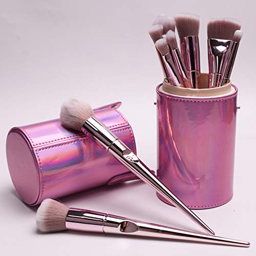10-Piece Makeup Brush Set for Eyeshadow & Lips - Beginner Beauty Tools