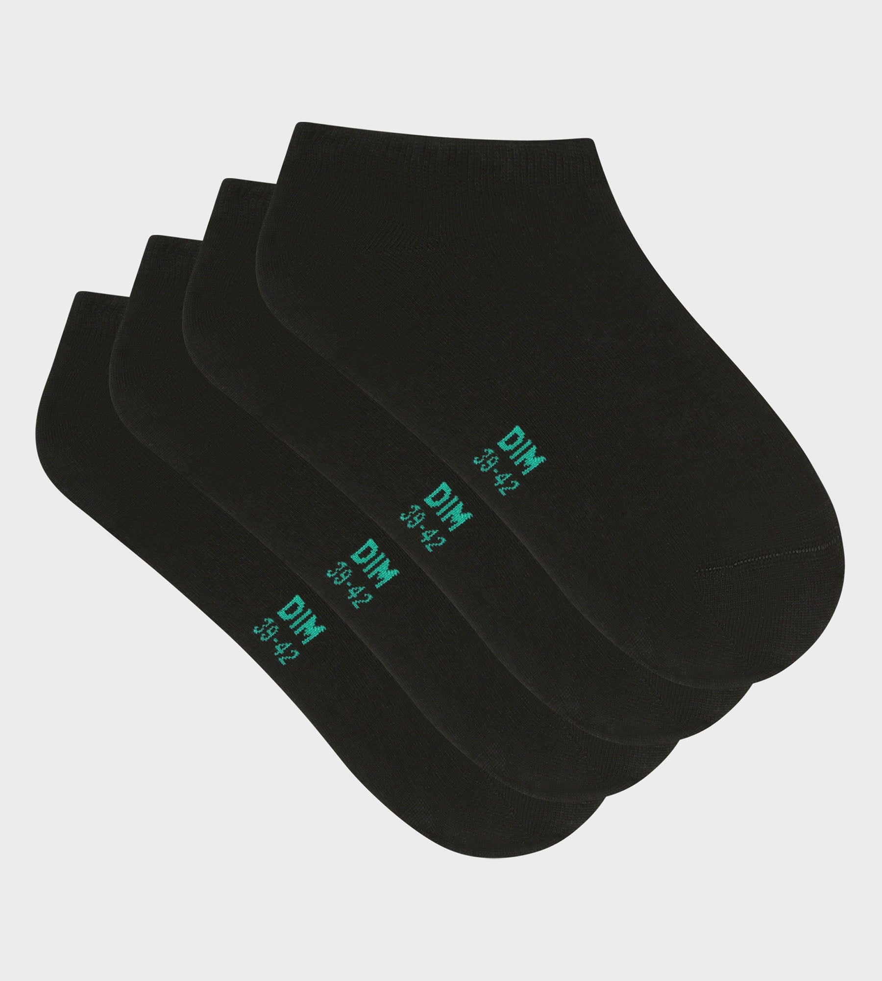 Organic Cotton Men's Ankle Socks 2-Pack - Black | Breathable & Comfortable for Everyday Wear, Gym & Casual Outfits