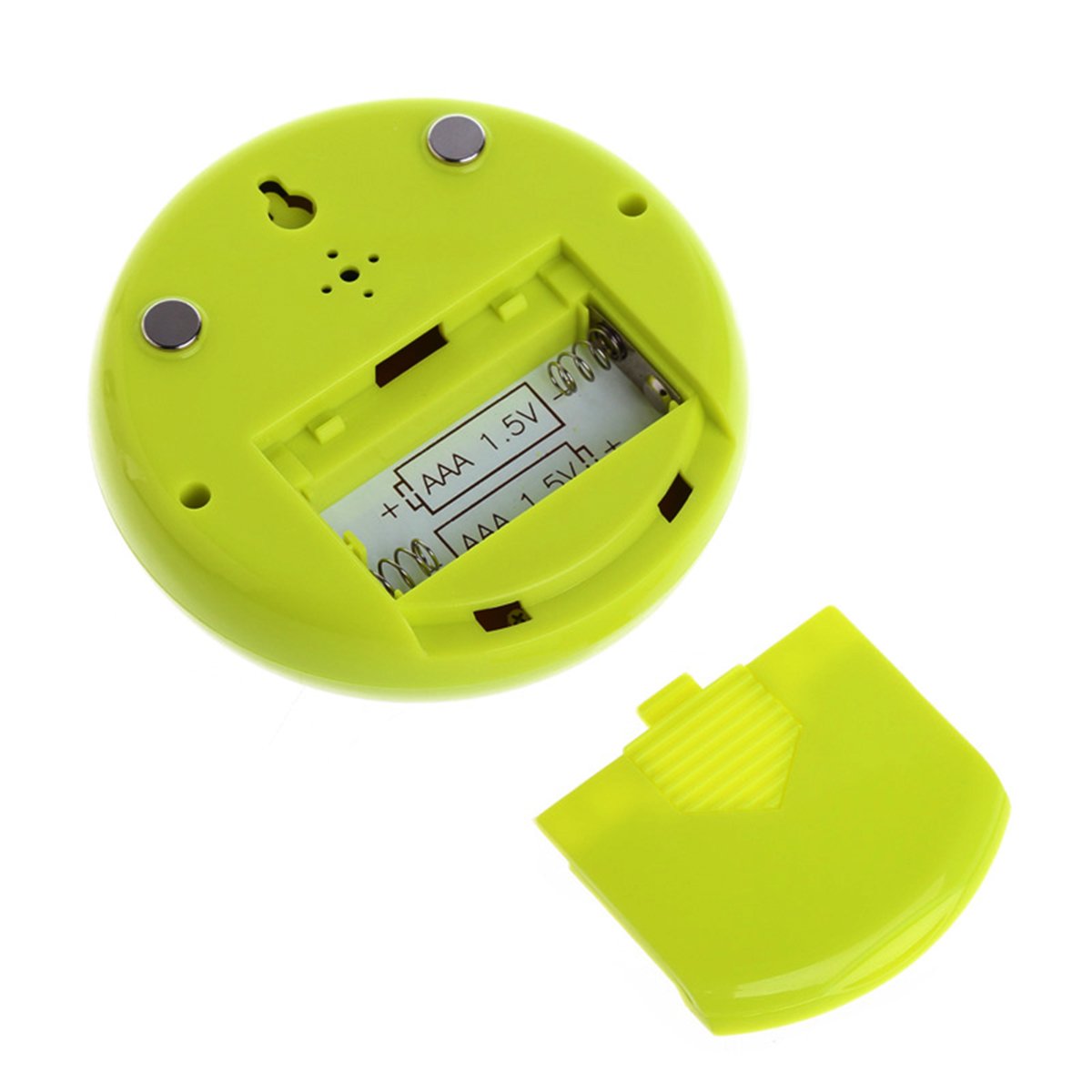 Digital Refrigerator Magnetic Kitchen Timer - Touch Screen Count Up/Down Timer (99 Min 59 Sec) - Wall Mounted with Hole - Perfect for Cooking, Baking, Studying, Homework & Sports Training - Green