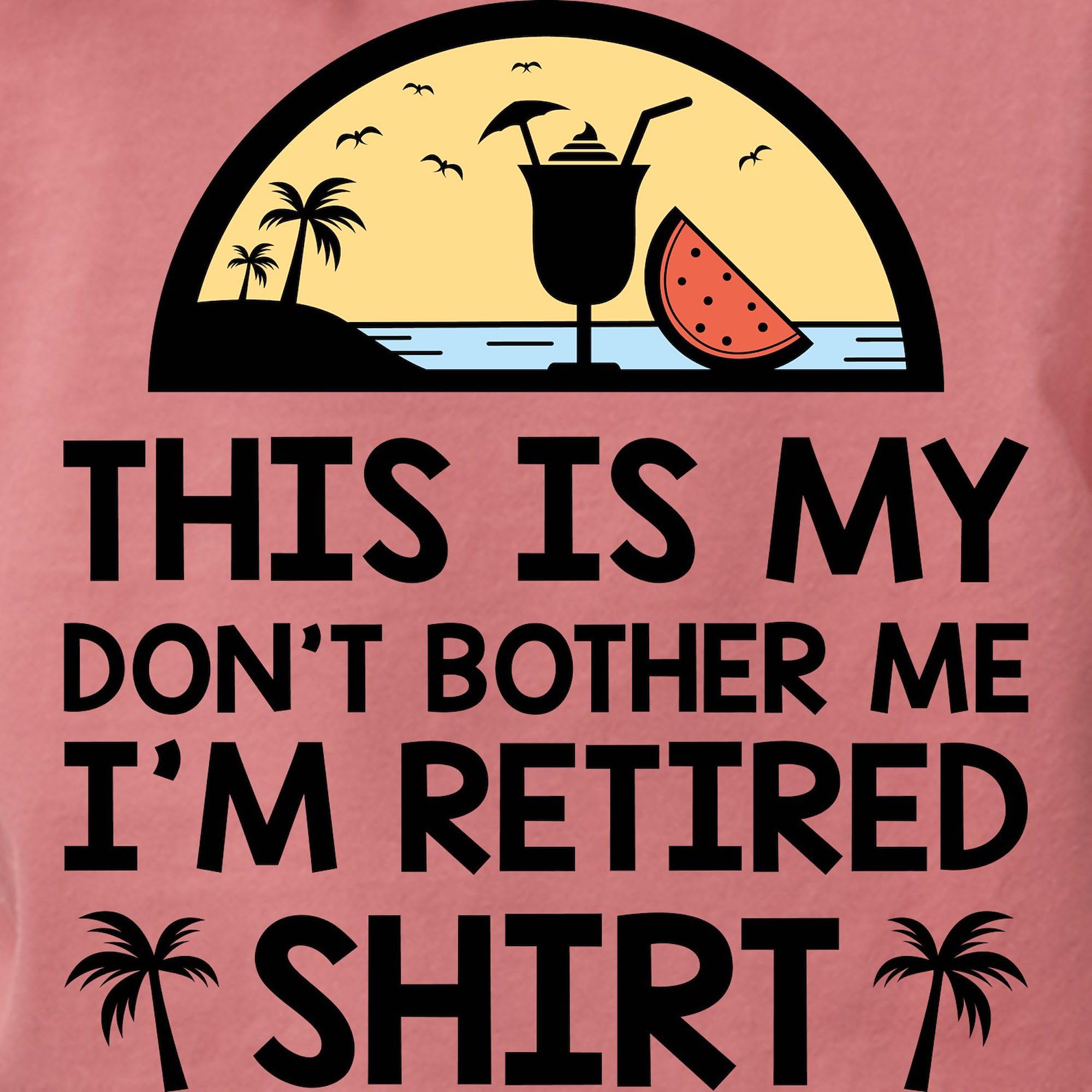 Retired Women's T-Shirt by CafePress - Soft Comfort Colors Cotton Tee for Relaxation & Retirement Gifts