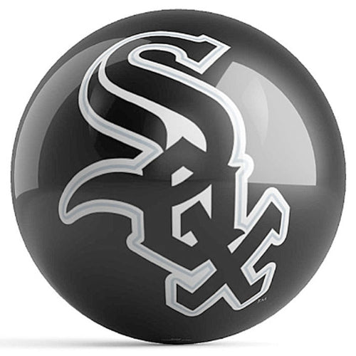 MLB Chicago White Sox Logo Bowling Ball - Official Licensed Baseball Team Bowling Ball for Men & Women - Perfect for League Play, Birthday Gifts, and Sports Fans Collection