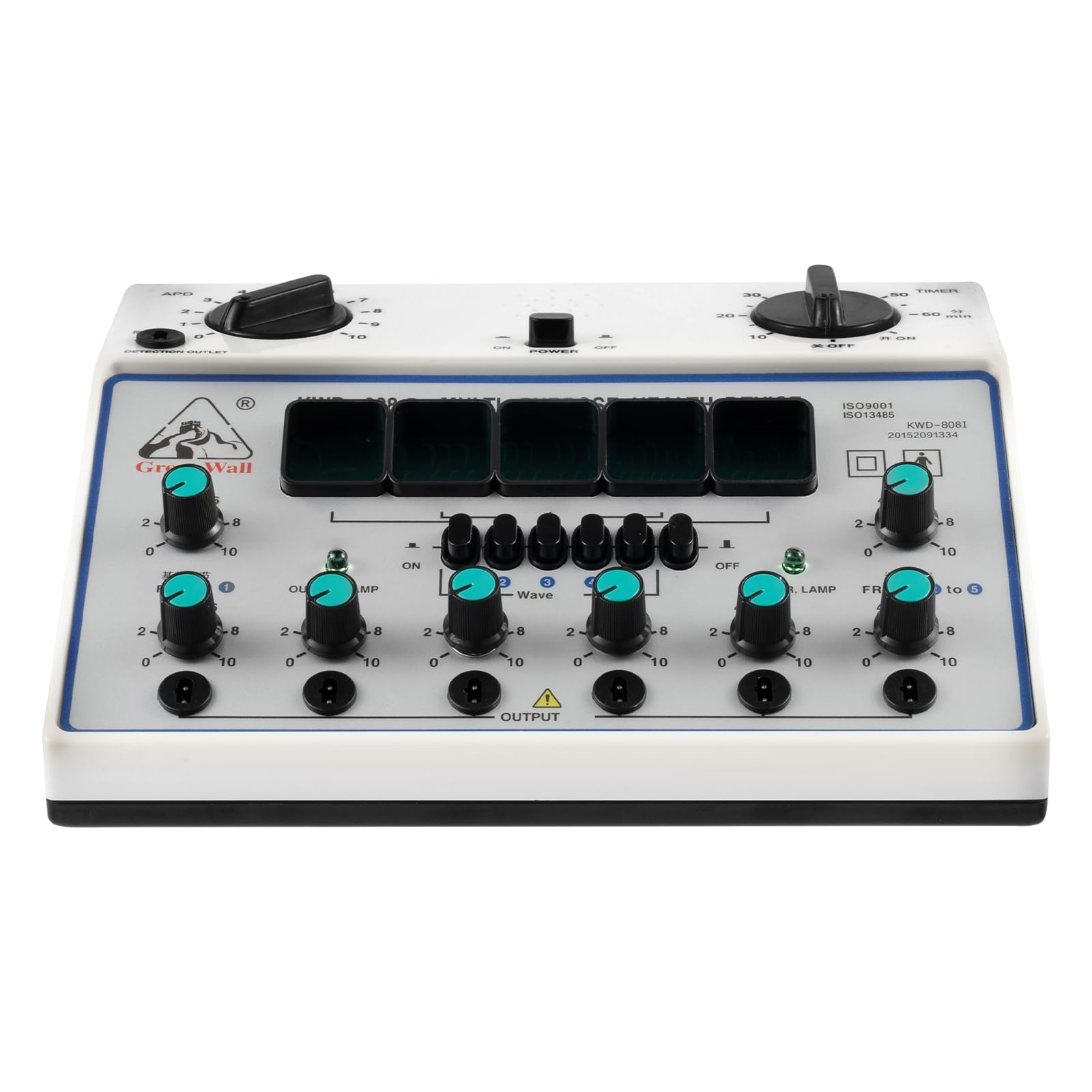 6 Channel Electric Acupuncture Stimulator Machine - Rechargeable EMS Massager with Electrode Pads for Pain Relief, Muscle Therapy & Recovery - Perfect for Home Use, Physical Therapy & Sports Injury Rehabilitation