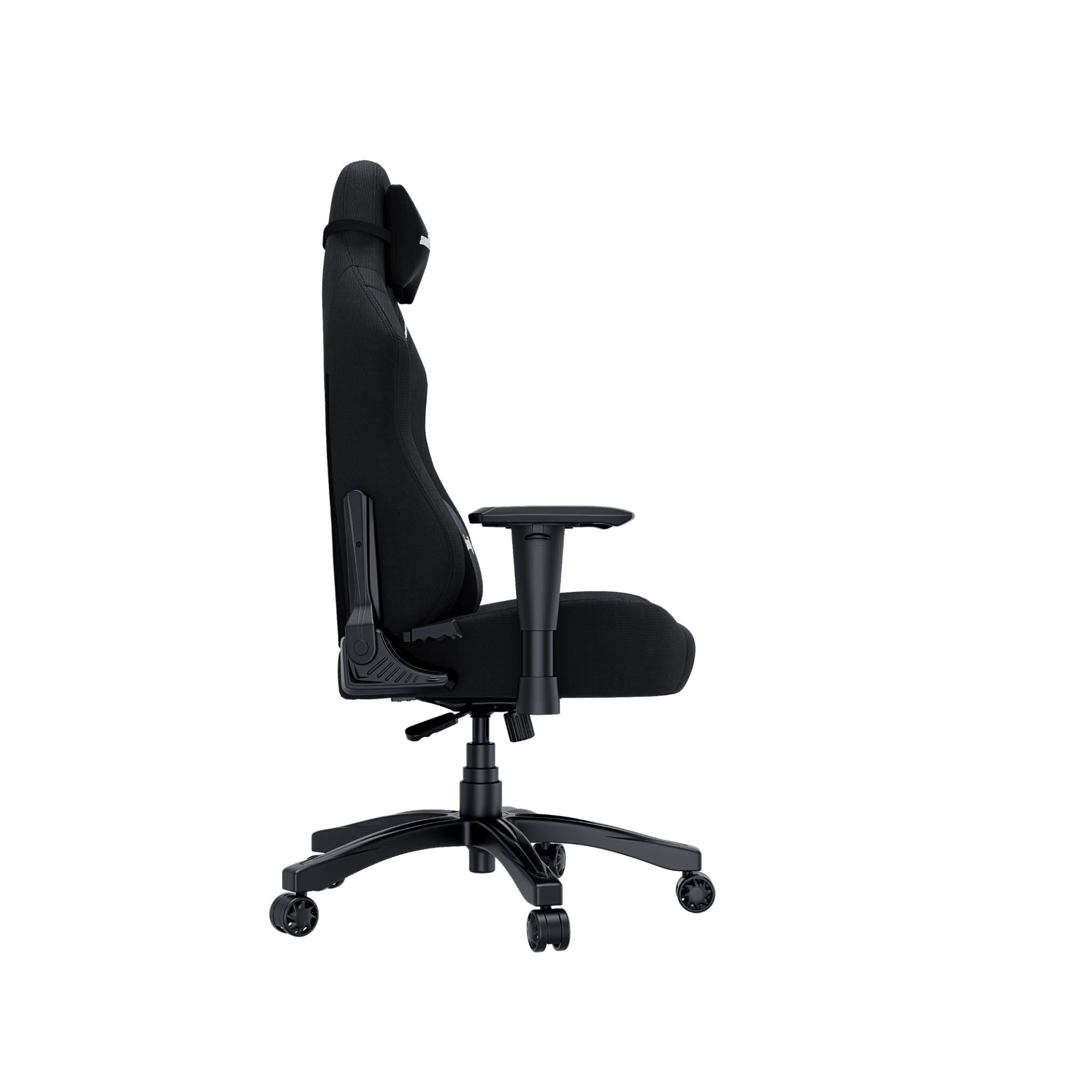 Anda Seat LUNA Fabric Gaming Chair - Ergonomic Office Chair with Lumbar Support for PC, Console & Work - Black - Perfect for Gaming, Streaming & Home Office