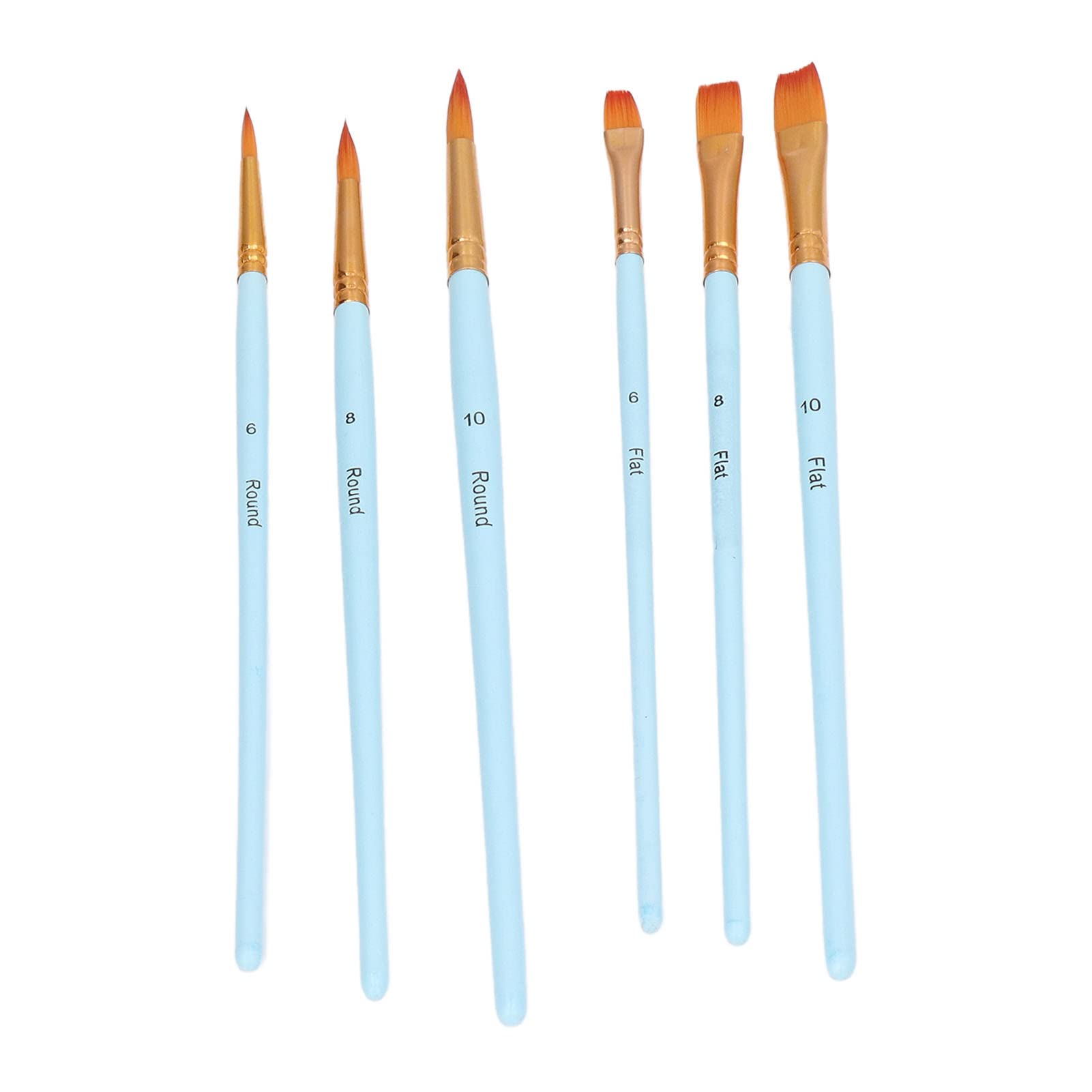 Premium Paint Brush Set - Multi-Purpose Light Blue Artist Brushes for Watercolor, Oil & Acrylic Painting - Perfect for Canvas, Paper & DIY Art Projects
