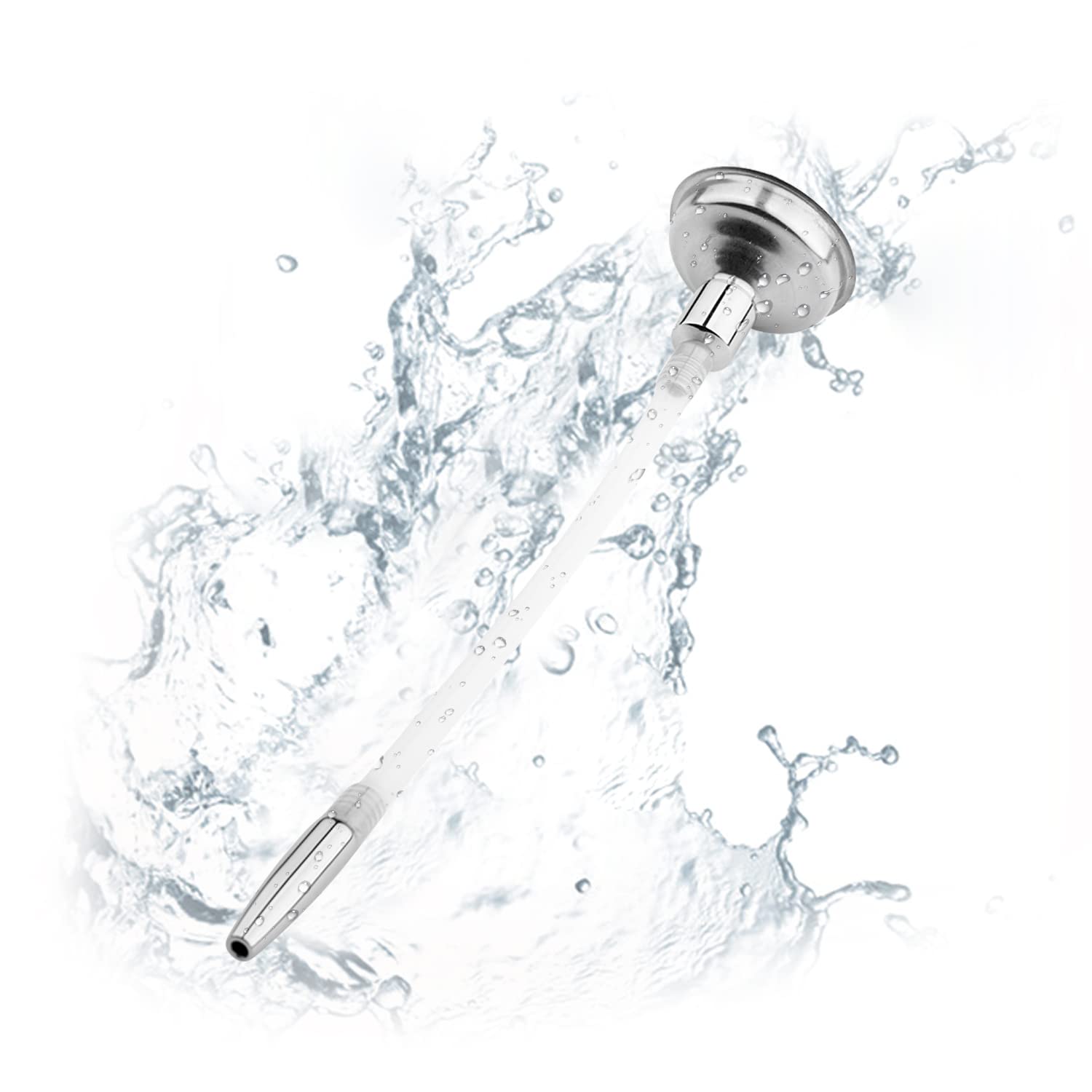 Flexible Urethral Penis Plug - 7.87 Inch Funnel Urethral Sounding Sex Toy for Men | BDSM, Prostate Stimulation & Sensual Play