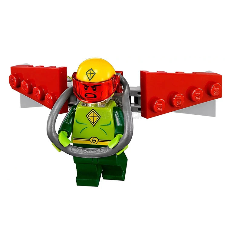 LEGO Minifigure Kite Man from The LEGO Batman Movie (2017) | DC Comics Superhero Collectible | Perfect for LEGO Fans, Batman Enthusiasts & Comic Book Collectors | Great for Display, Play & Gift Giving