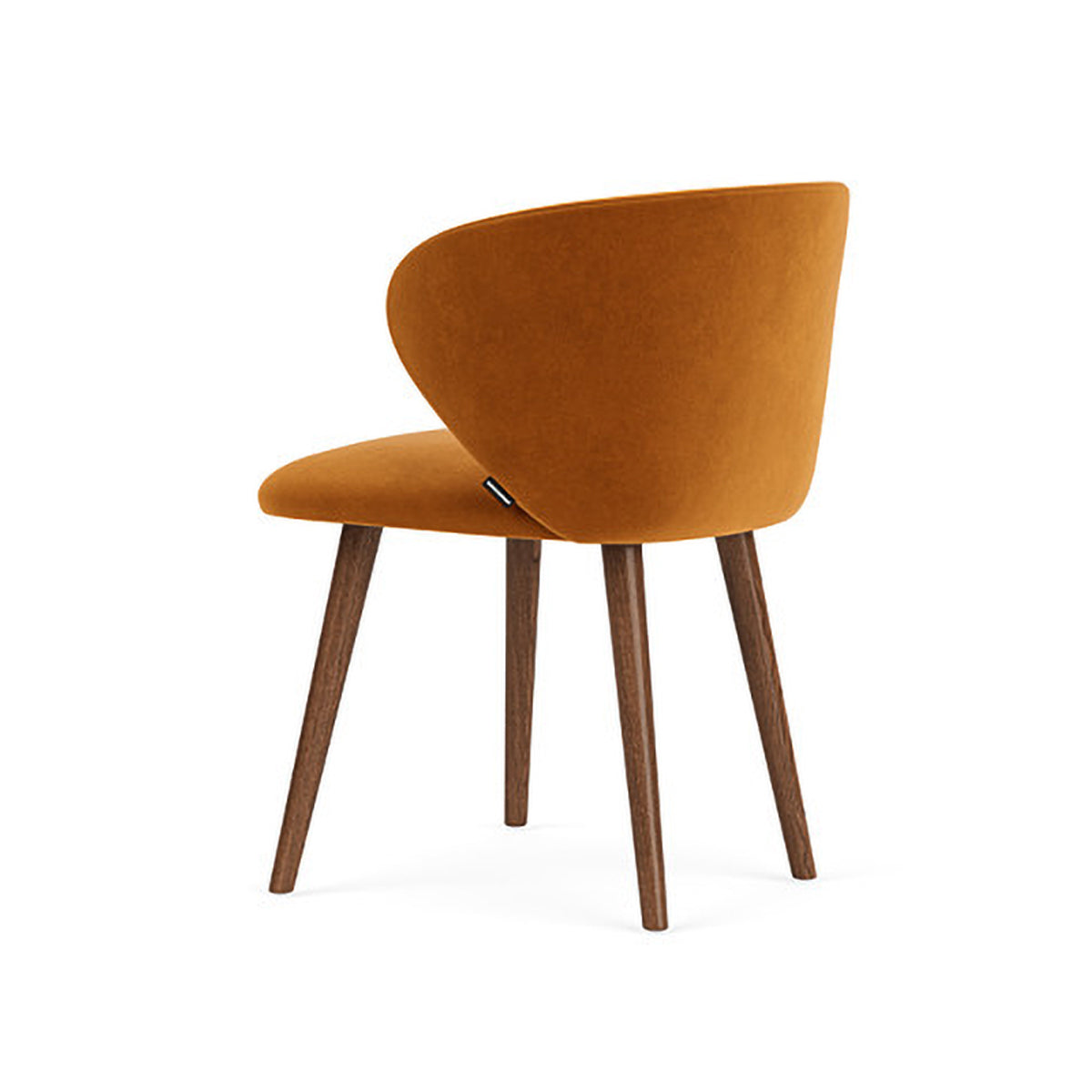 Ellie Velvet Dining Chair - Upholstered Modern Accent Chair for Kitchen, Dining Room & Home Decor - Soft & Comfortable Seating for Entertaining & Relaxing