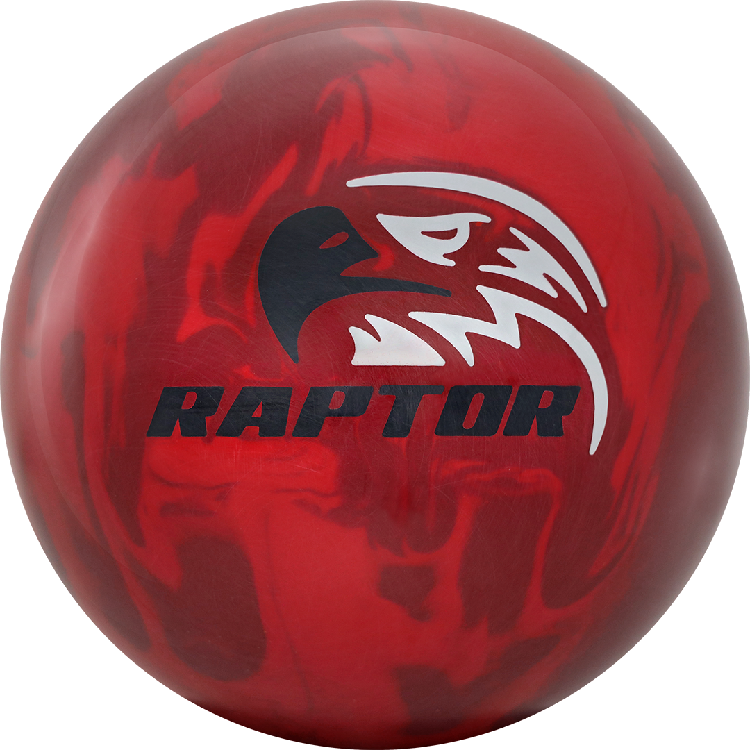 Motiv Raptor Fury Bowling Ball - High Performance Reactive Resin for Strikes & Spares | Perfect for League Play & Tournament Competition