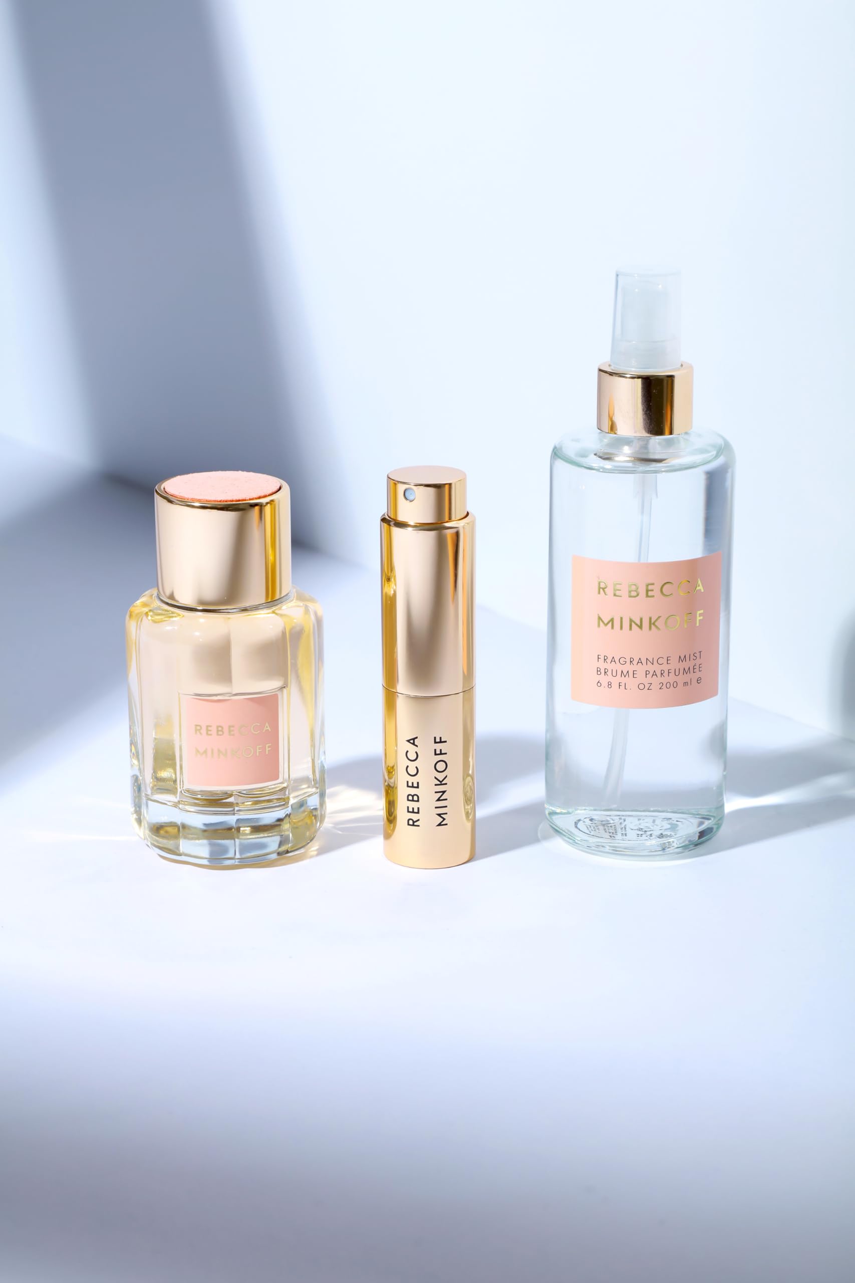 Rebecca Minkoff Blush Fragrance Gift Set for Women - 3 Piece Perfume Set with Body Spray & Eau de Parfum - Fresh Floral Scent - Perfect for Birthdays, Anniversaries & Valentine's Day Gifts