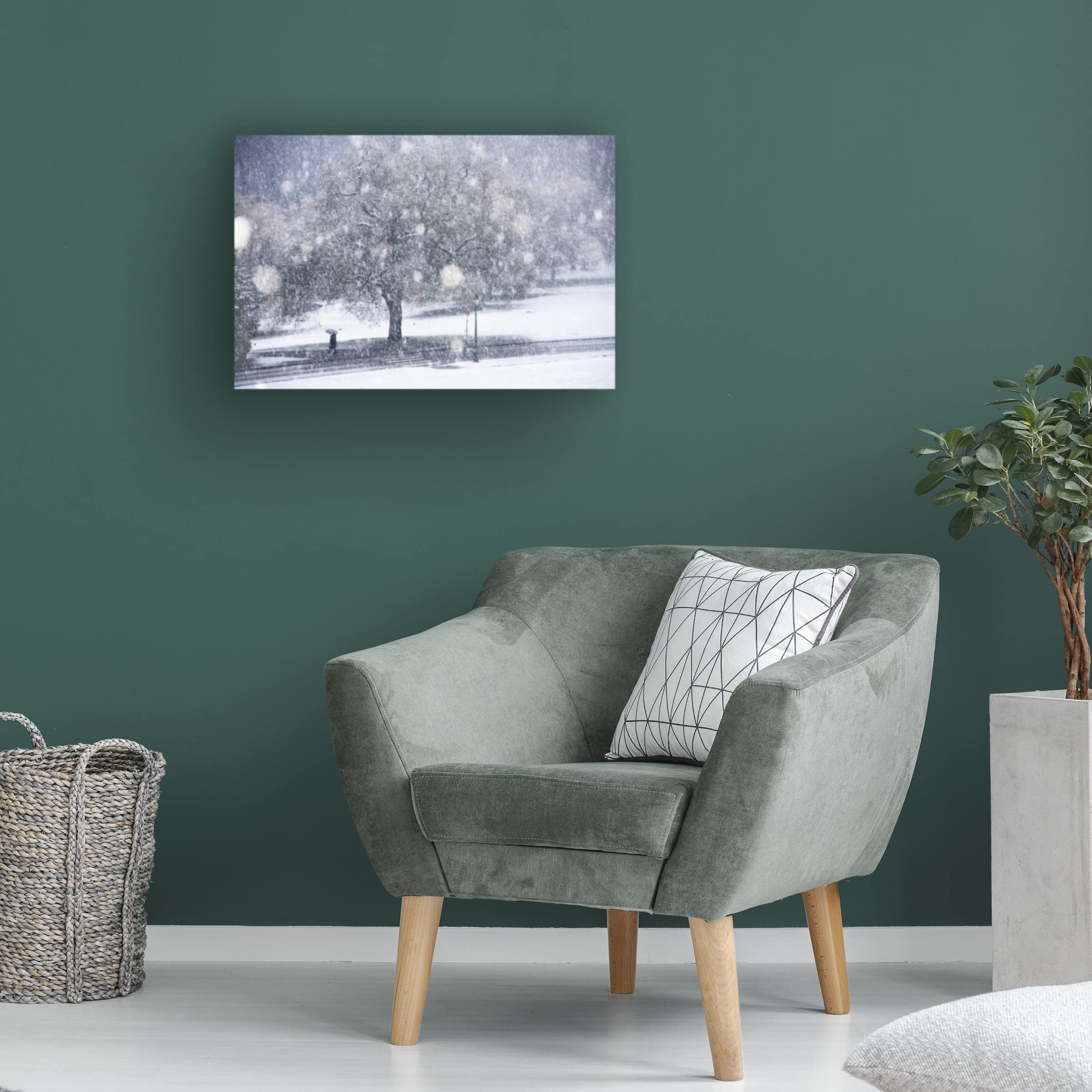 Lucian Constantin 'The Silhouette' Canvas Wall Art Print - Modern Home Decor for Living Room, Bedroom & Office | Trademark Fine Art Collection