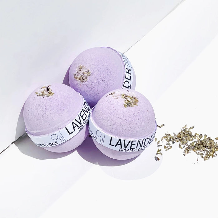 Lavender Bath Bomb for Relaxation & Stress Relief – Perfect for Spa Nights & Self-Care Rituals