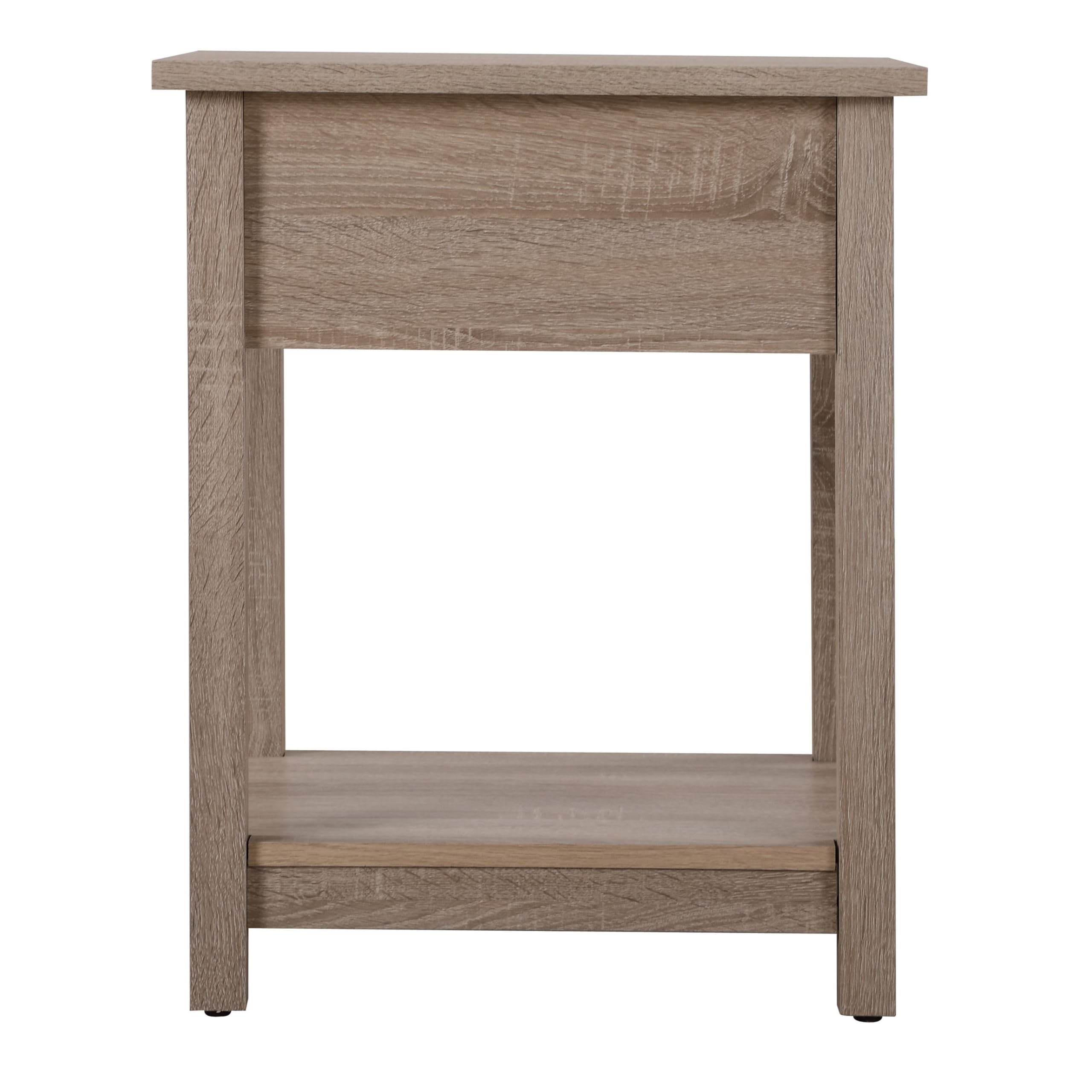 **Glory Furniture Salem G057-N Solid Sandalwood Nightstand with Drawer - Bedside Table for Bedroom, Living Room & Guest Room**