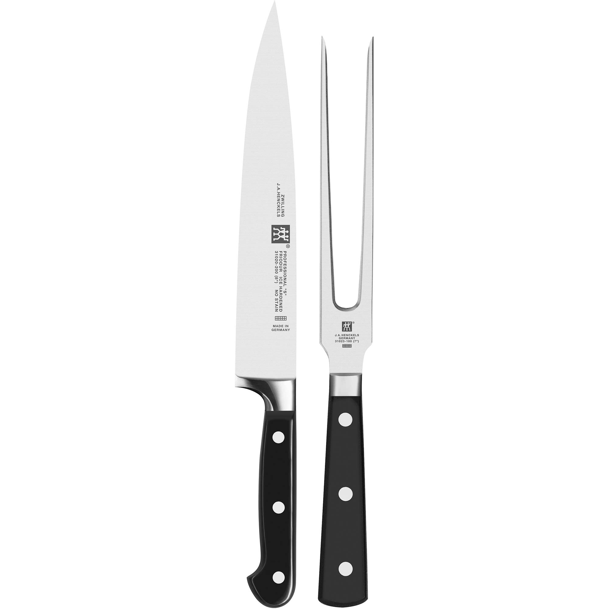 Zwilling J.A. Henckels Premium 2-Piece Carving Knife Set - Professional Stainless Steel Carving Knives for Roast Beef, Turkey & Holiday Meals
