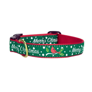 Festive Christmas Dog Collar with Jingle Bells - Red & Green Plaid Pet Collar for Small Medium Large Dogs - Perfect for Holiday Photos & Christmas Parties