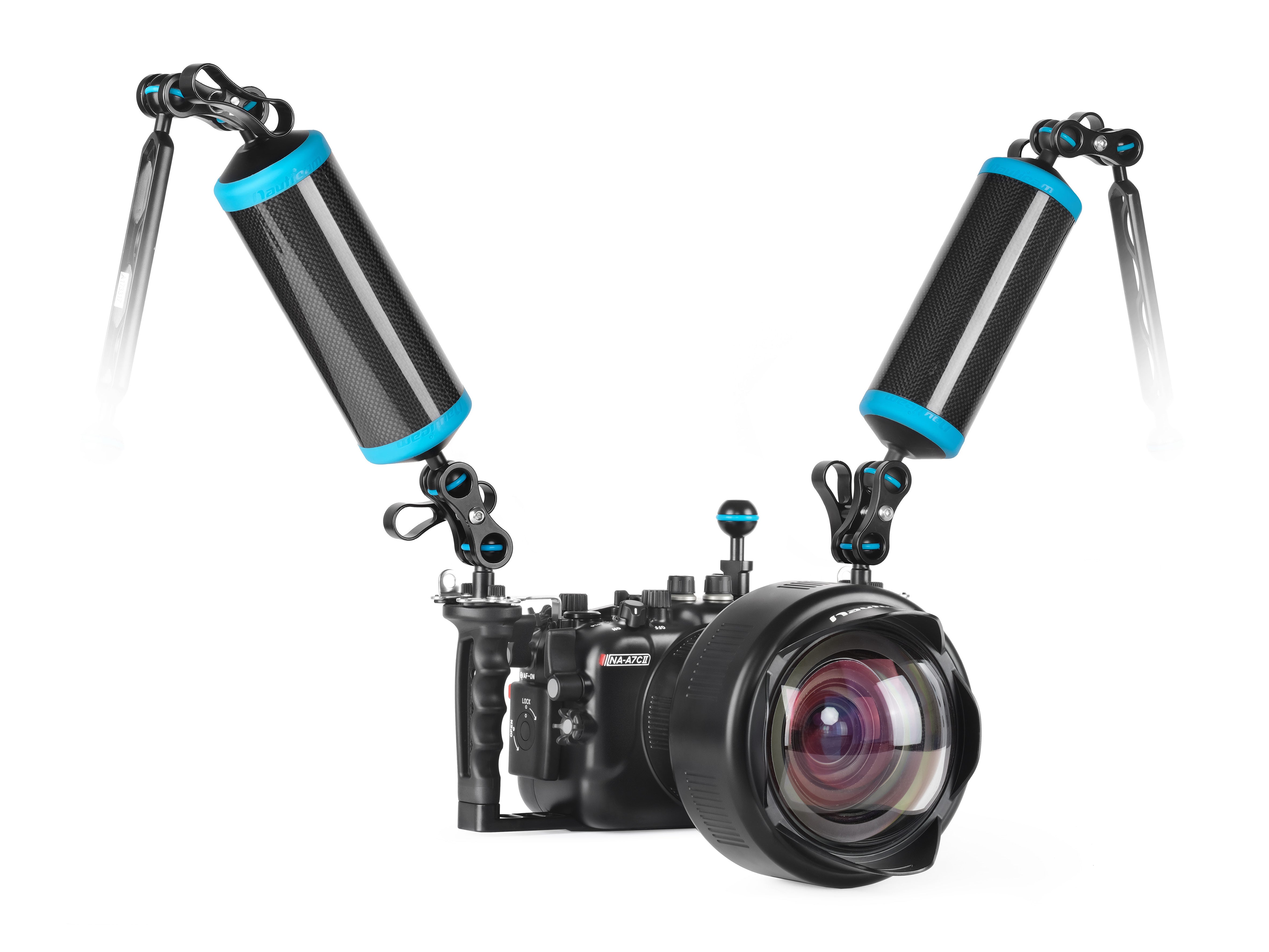 Waterproof Underwater Housing Case for Sony A7CII & A7C R Camera - Scuba Diving, Snorkeling & Marine Photography Protection
