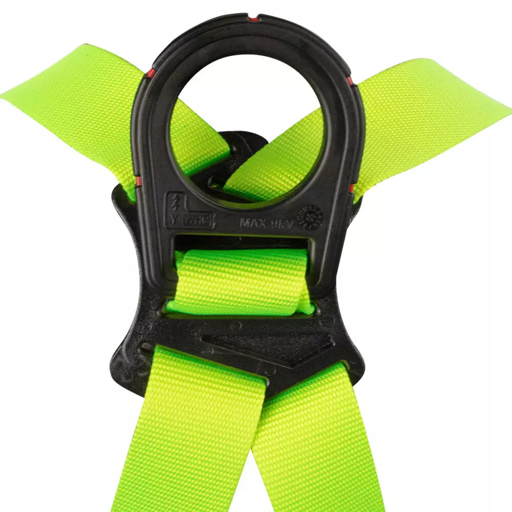 Arc Flash Full Body Harness - DE 1D, DE MB Torso, DE QC Chest/Legs - Industrial Safety Gear for Electrical Workers & Construction Sites