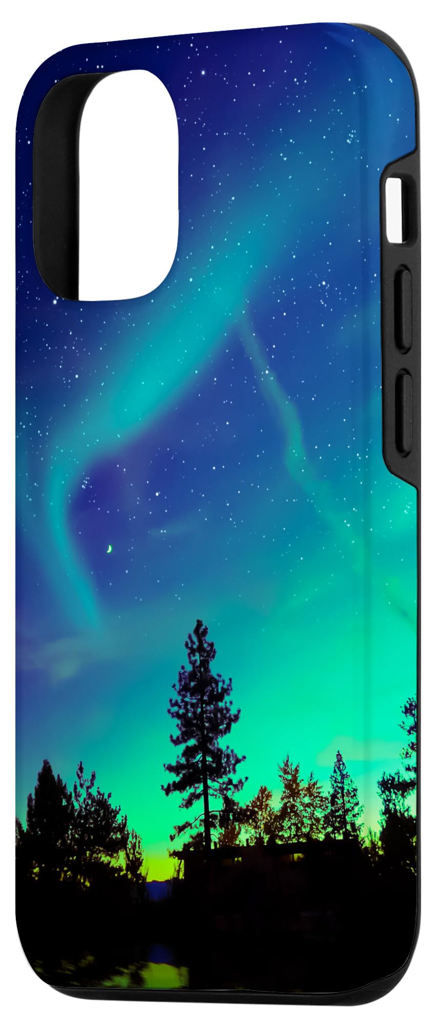 Premium Northern Lights iPhone 12/12 Pro Case - Shatterproof Protective Cover with HD Aurora Design - Perfect for Travel, Photography & Outdoor Adventures