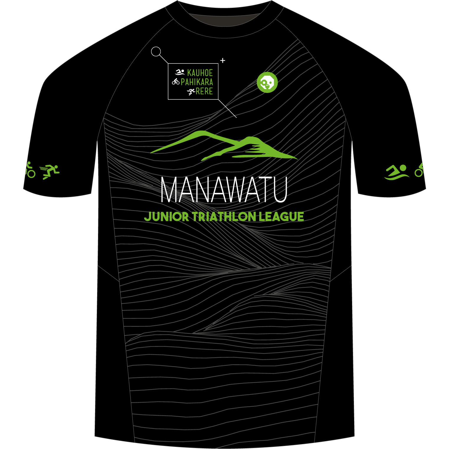 2020 Junior Triathlon League Official Performance Active Wear T-Shirts - Breathable & Quick-Dry for Youth Sports Training & Competitions