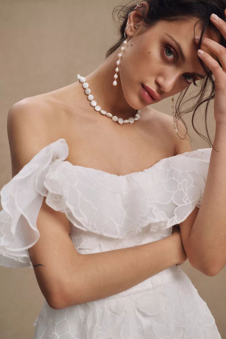 Jenny Yoo Priscilla Wedding Gown - Elegant A-Line Bridal Dress for Church Ceremony & Formal Events