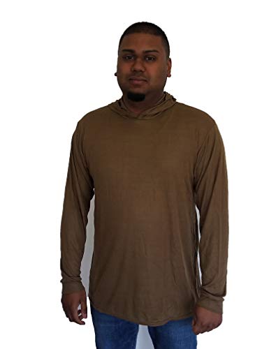 RF Protective Shielding Hoodie - Anti-Radiation EMF Blocking Hooded Sweatshirt for Men & Women, Brown (Medium) - Perfect for Office, Travel & Daily EMF Protection