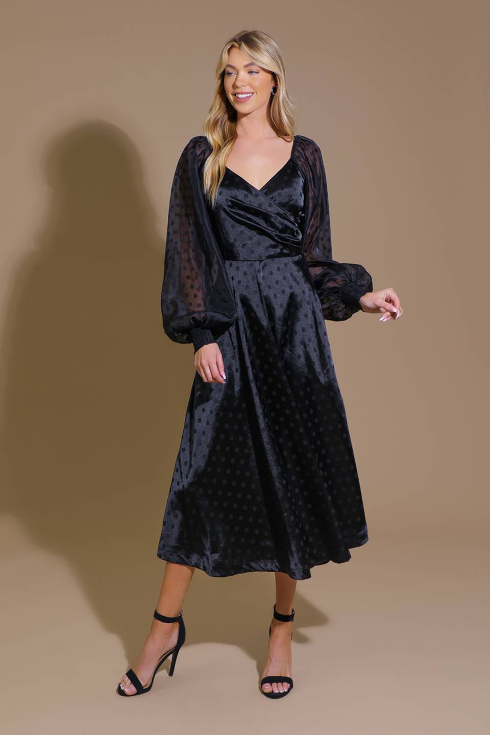 Luminous Vibes Woven Midi Dress - Elegant Flowy Summer Dress for Women, Perfect for Beach Vacations, Date Nights & Outdoor Parties