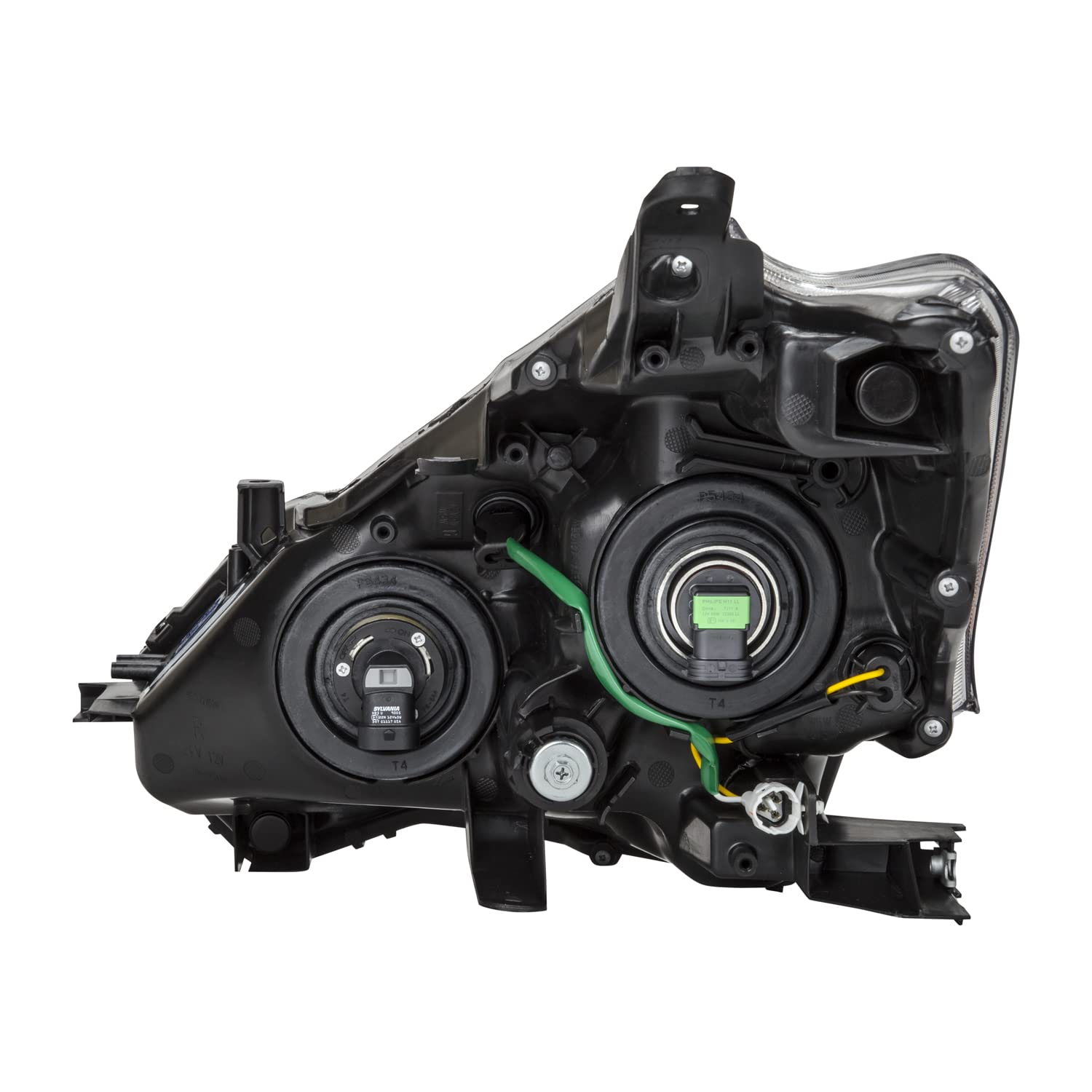 TYC Right Headlight Assembly Compatible with 2012-2014 Toyota Prius - Replacement Headlamp for Improved Night Visibility & Safety Driving