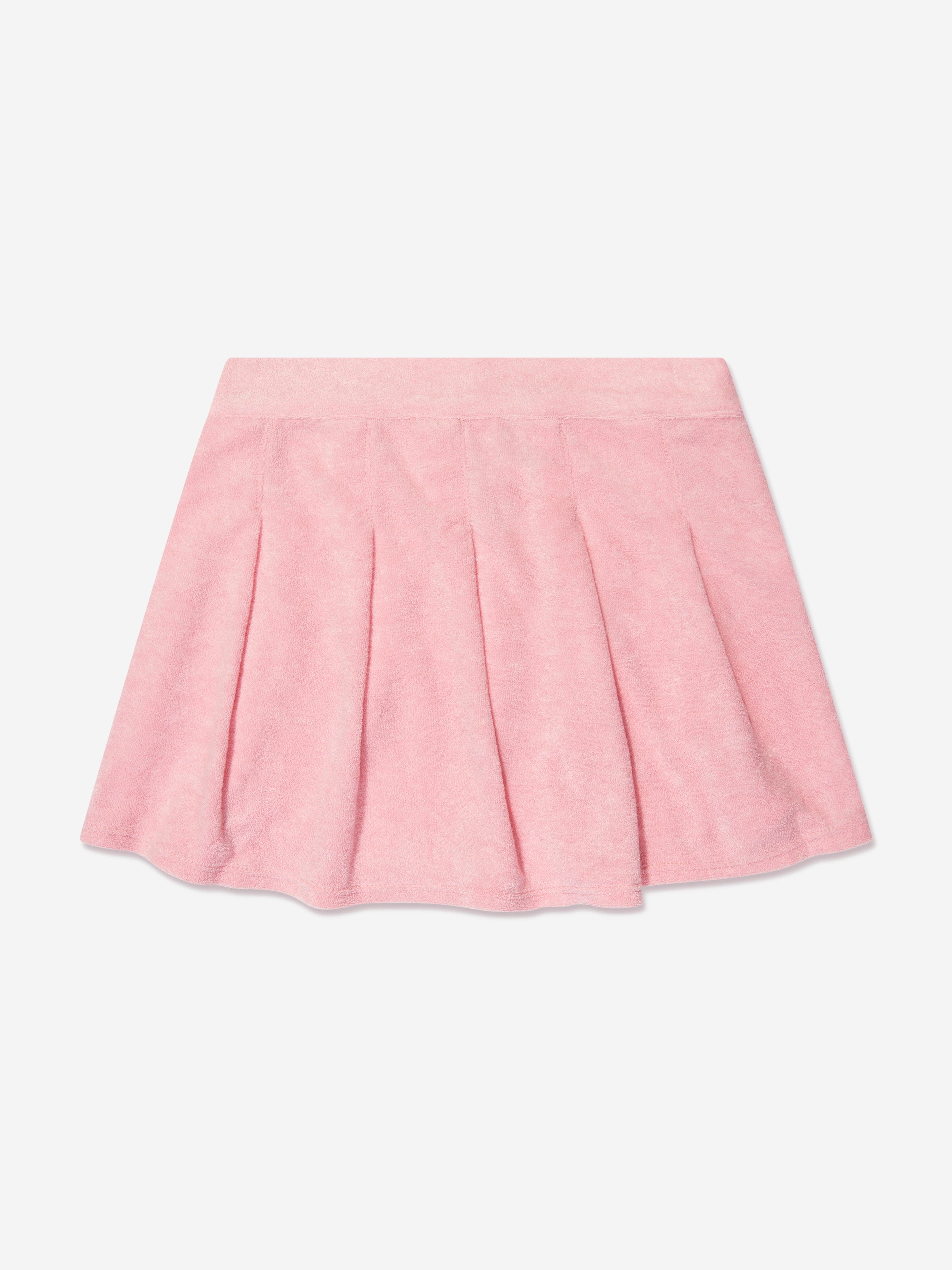 AY by AYLA Girls Towelling Mini Skirt in Pink - Soft & Comfortable Summer Skirt for Kids - Perfect for Beach, Pool & Playtime