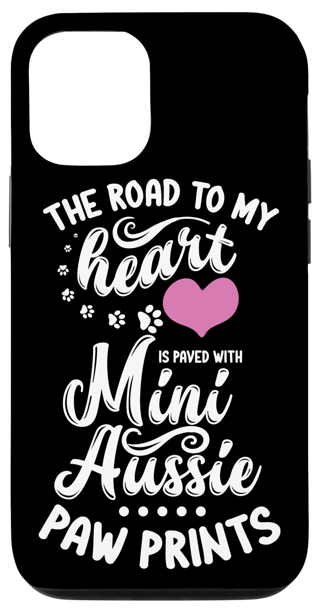 iPhone 12/12 Pro Mini Australian Shepherd Dog Lover Case - Cute Mini Aussie Mom Phone Cover for Pet Lovers | Perfect Gift for Dog Owners & Australian Shepherd Enthusiasts
