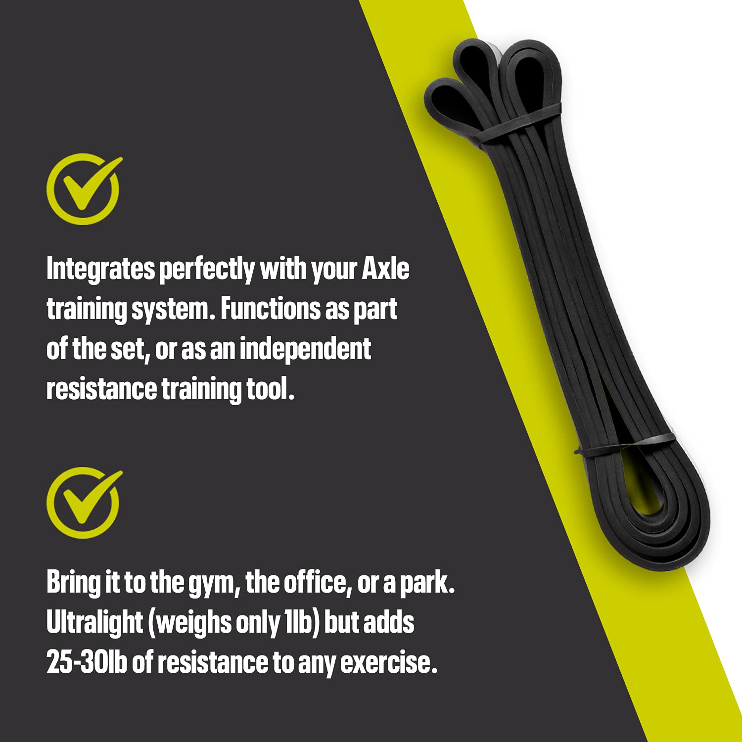 AXLE Home Gym Resistance Band - 1/2