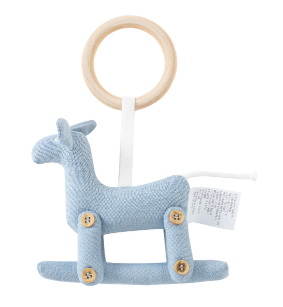 KIPP Rocking Horse Toy for Kids - Wooden Rocking Horse with Safety Features - Perfect for Indoor Play, Nursery Decor, and Toddler Gifts