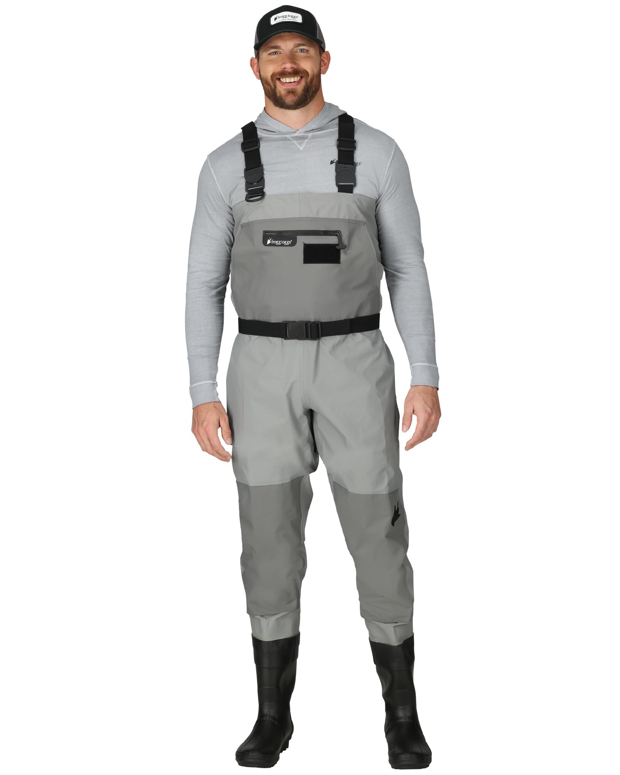 FROGG TOGGS Men's Hellbender Pro Bootfoot Fishing Chest Waders - Waterproof & Durable for Fly Fishing, Hunting & Outdoor Adventures