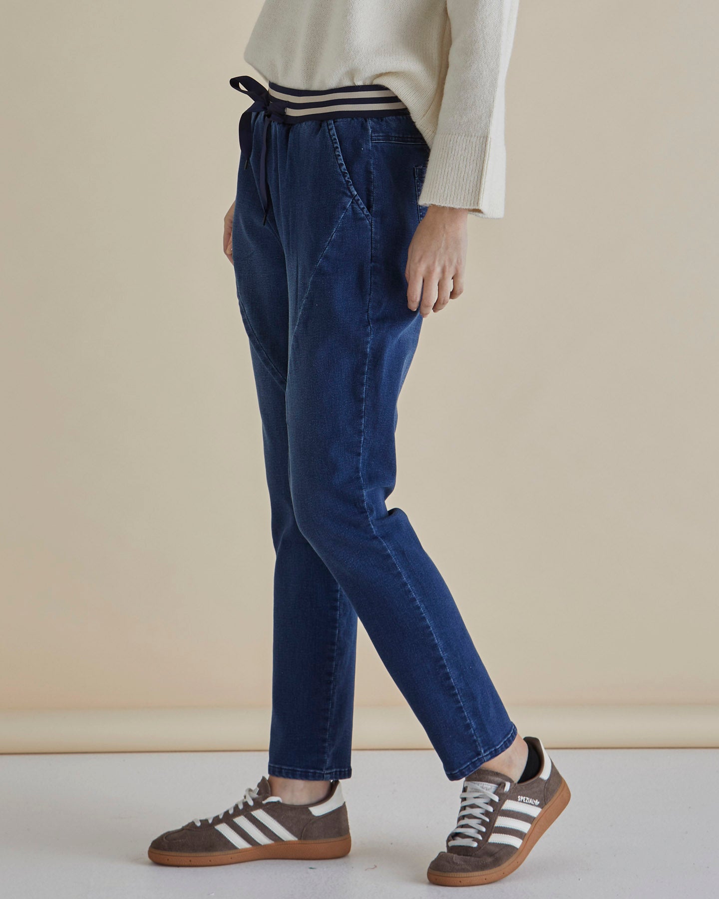 Betty Basics Women's Dakota Jean in Bay Blue - High Waist Skinny Denim Pants for Casual Wear & Everyday Outfits