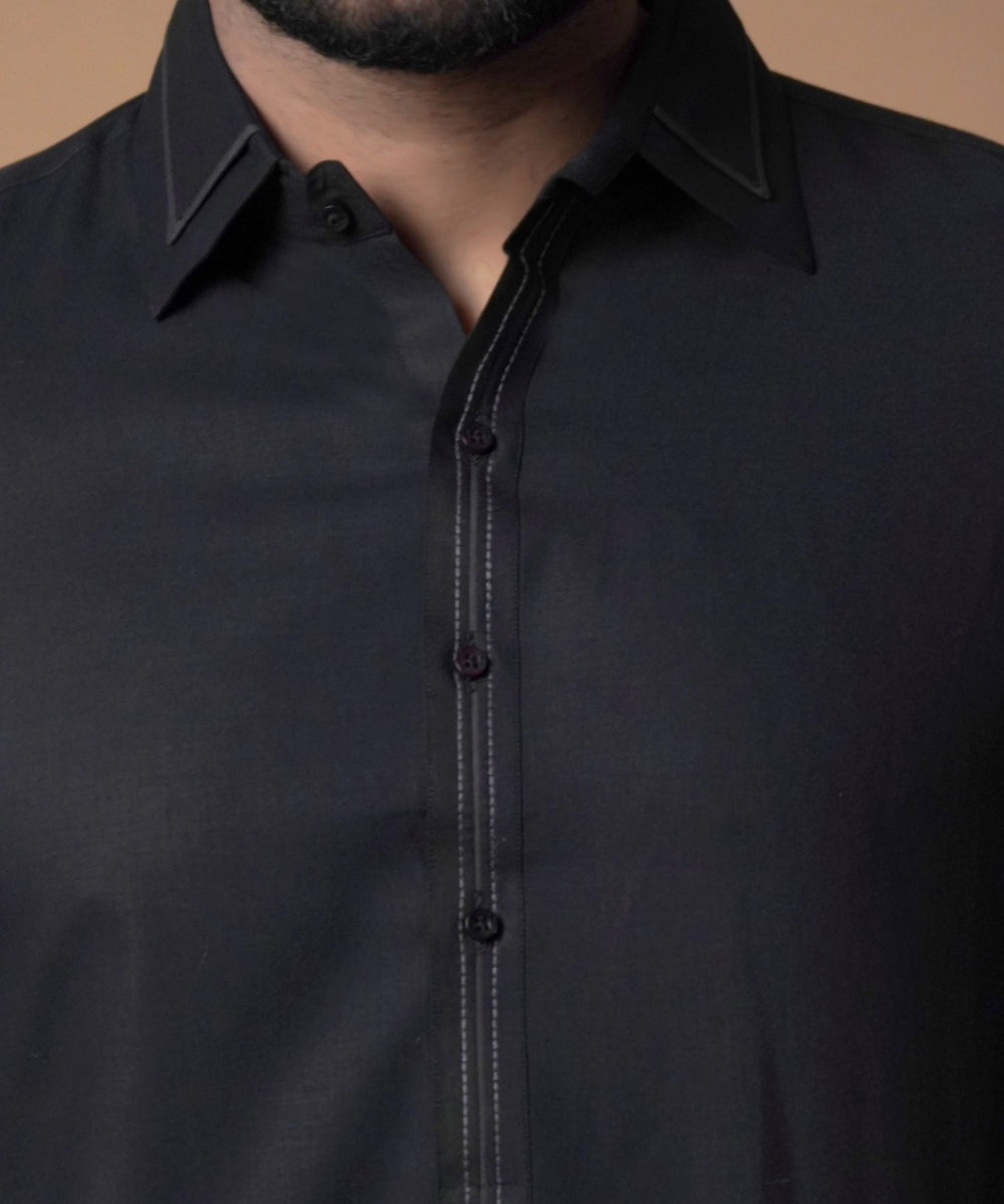 Stylish Black Shalwar Kameez for Men & Women | Traditional Pakistani Outfit | Perfect for Weddings, Eid & Special Occasions