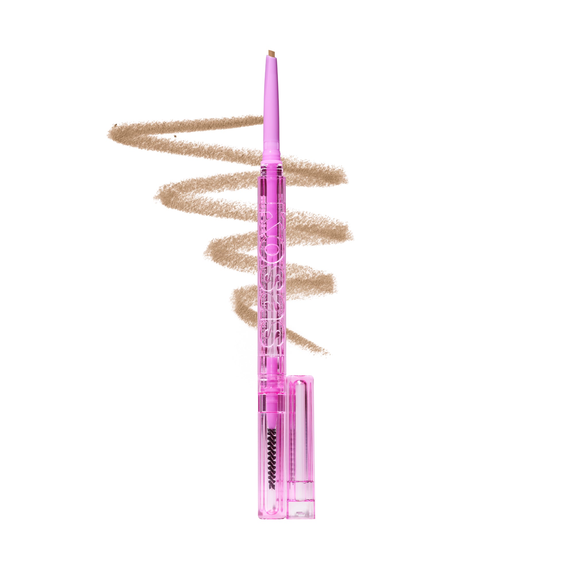 Brow Pop Dual Action Defining Pencil - Waterproof Eyebrow Pencil with Spoolie Brush for Natural Looking Brows - Perfect for Daily Makeup, Salon Use & On-The-Go Touch Ups