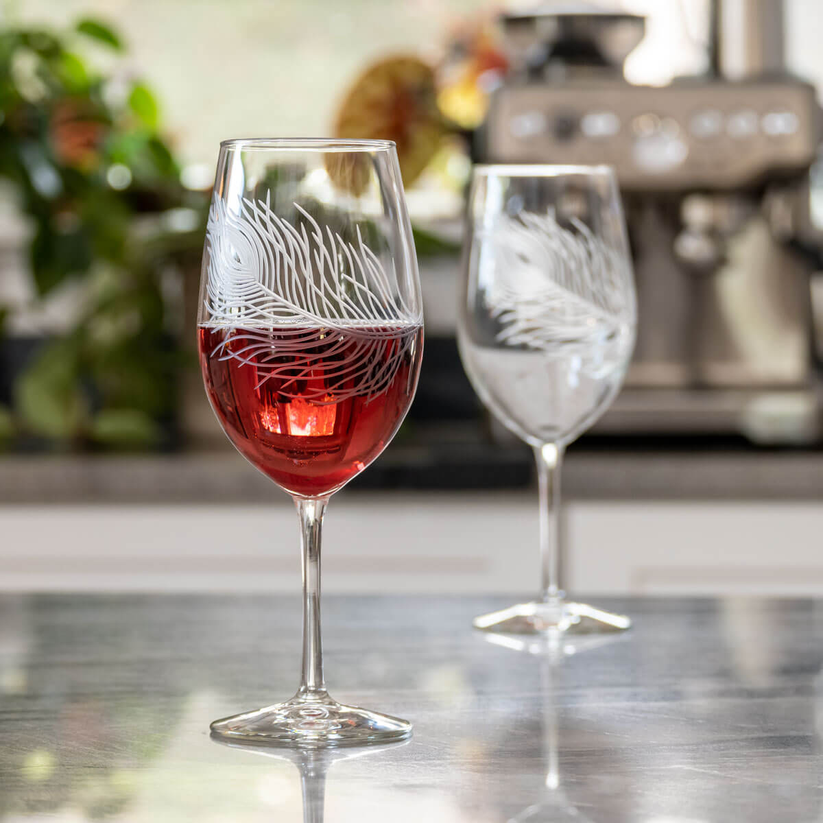 Peacock 18oz All Purpose Wine Glasses Set of 12 - Shatterproof & Elegant for Parties, Weddings, and Home Entertaining