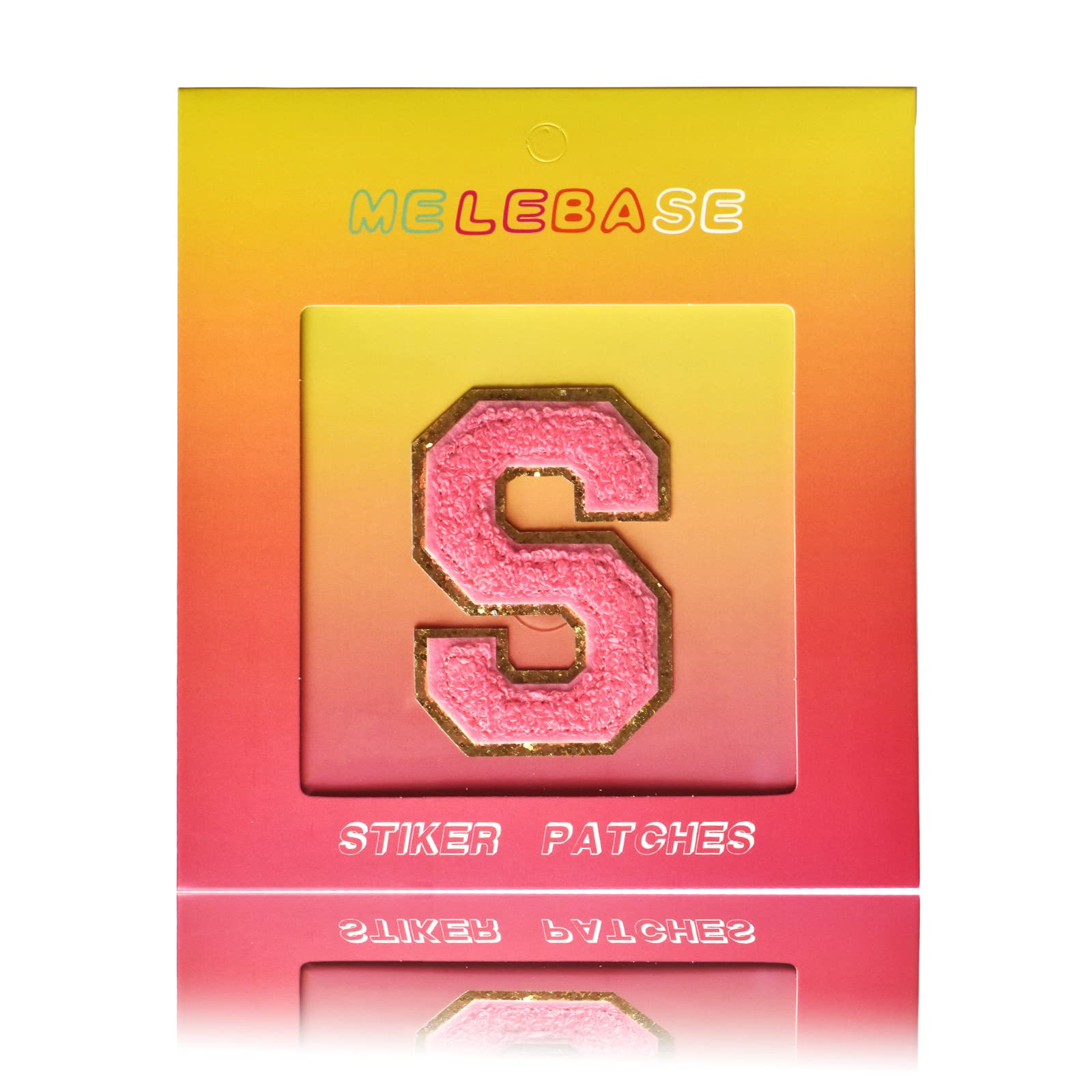 Self-Adhesive Iron-On Letter Patches - 1PC Preppy Varsity Letter Patch (S, Hot Pink) - Perfect for DIY Clothing, Jackets, Bags & School Spirit Projects
