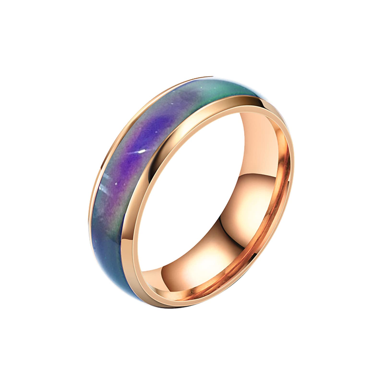 Sensitive Color Changing Rings for Girls - Fashion Jewelry for Teens & Parties