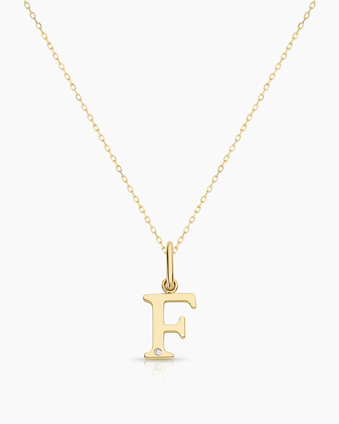Vintage Diamond Alphabet Charm Necklace - Personalized Initial Pendant Jewelry for Women, Gift for Her, Birthday, Anniversary, Valentine's Day