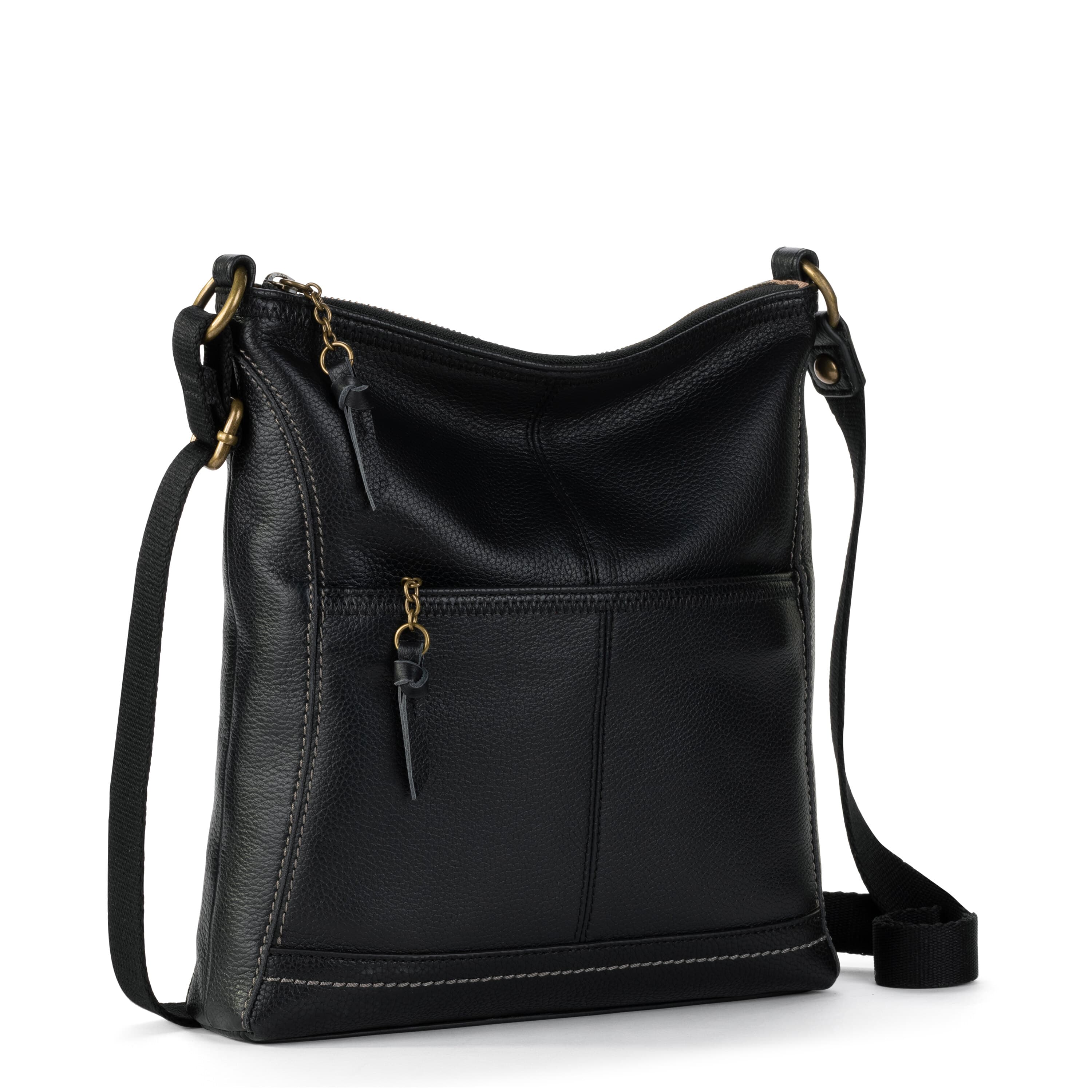 Premium Genuine Leather Iris Crossbody Bag for Women - Stylish & Durable Black Shoulder Purse - Perfect for Work, Travel & Everyday Use