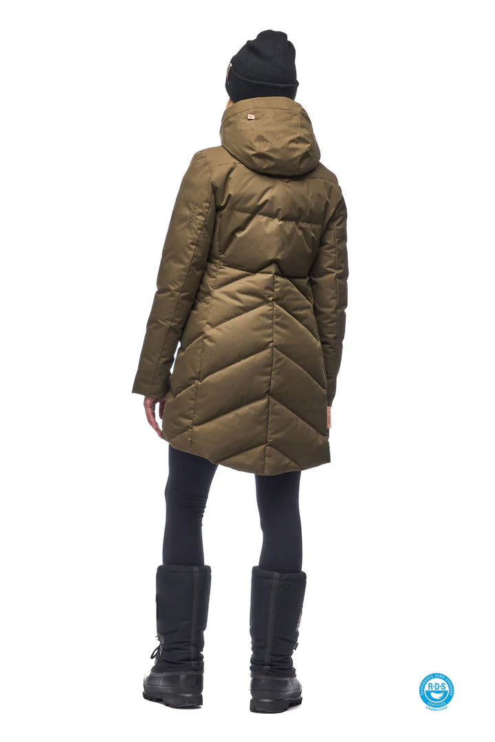 AYABA III Women's Winter Coat - Stylish & Warm Outerwear for Cold Weather | INDJ0011 | Perfect for Work, Travel & Everyday Wear