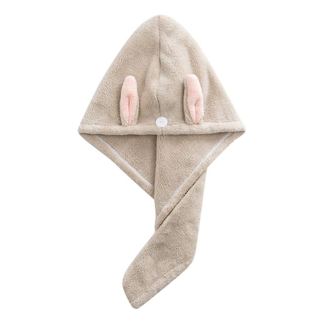 Soft Thickening Hair Towel Wrap - Super Absorbent Velvet Shower Cap for Women & Men - Quick Dry Bath Towel for Hair Care - Perfect for Bathroom, Spa, and Travel Use