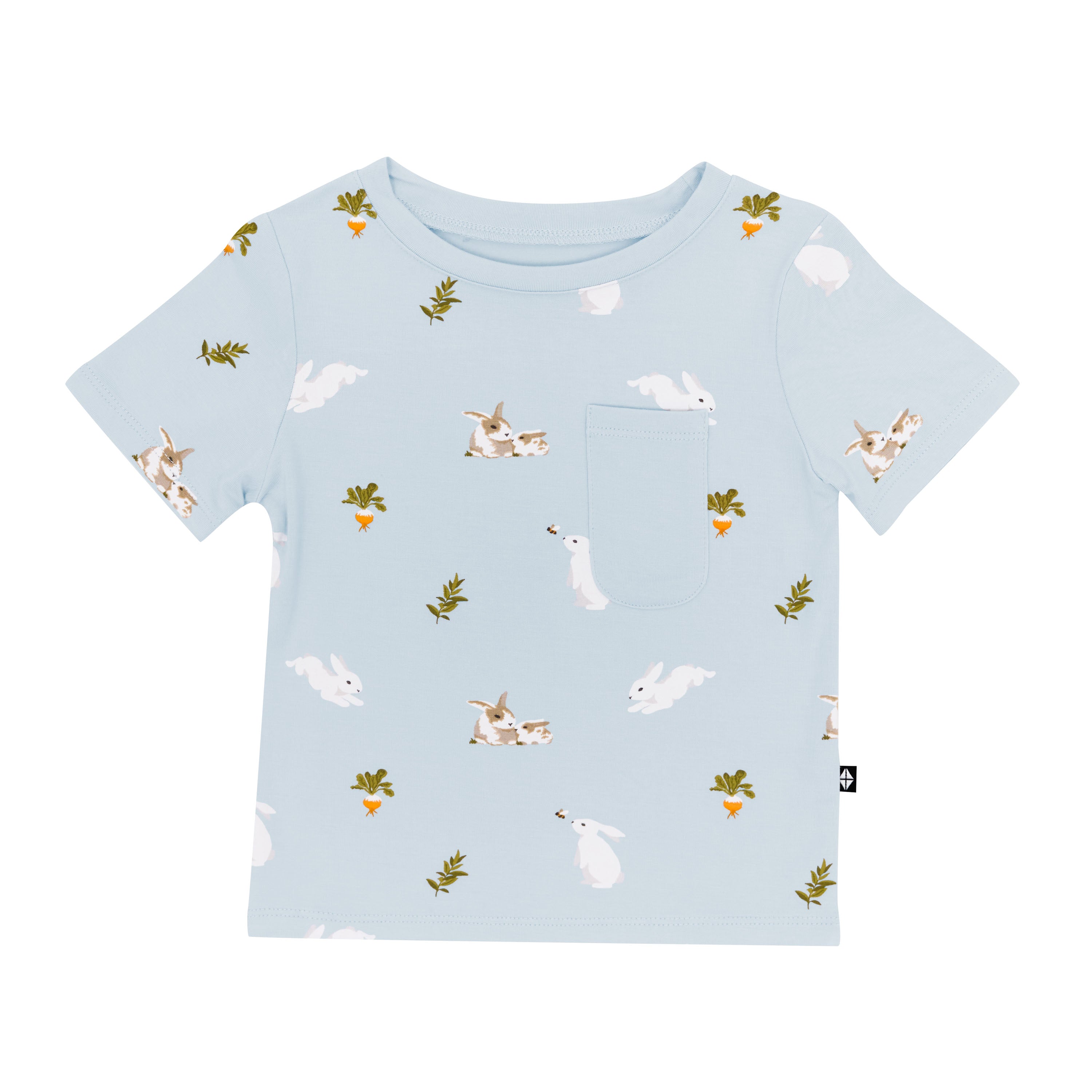 Ice Rabbit Toddler Crew Neck T-Shirt - Soft Cotton Short Sleeve Tee for Boys & Girls - Perfect for Playdates, Daycare & Casual Outings