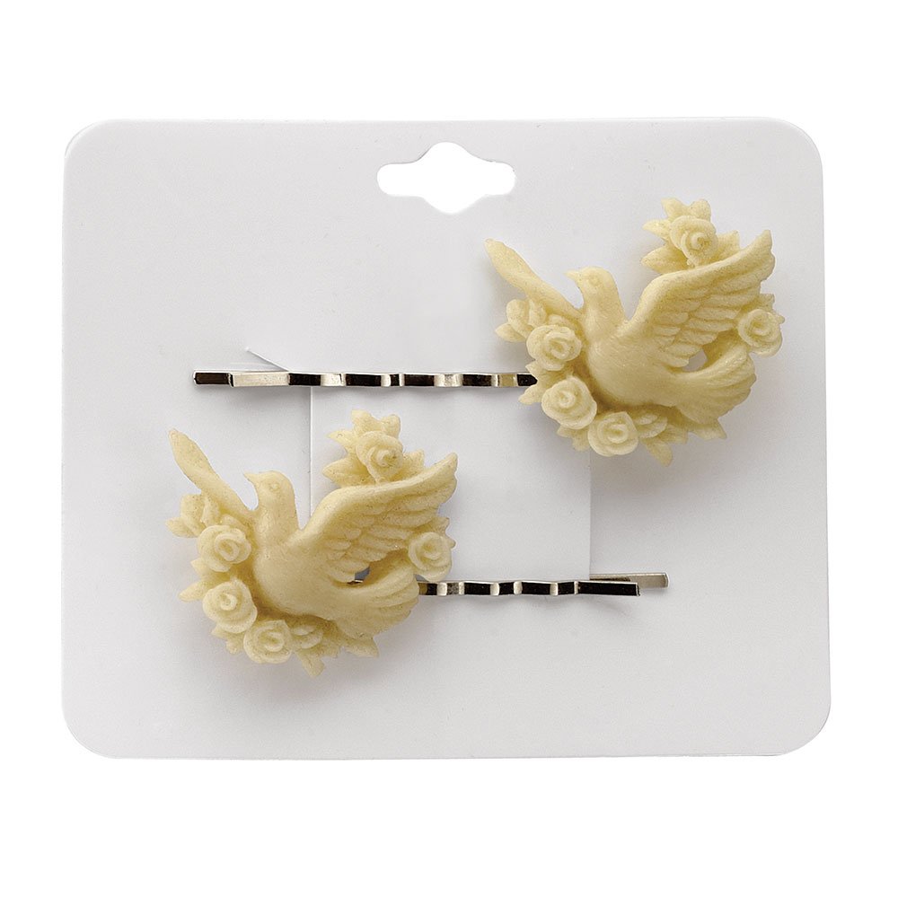 SSWBasics White Barrette Cards - 1000 Pack for Hair Clip & Bow Display - Durable Hair Accessory Holder & Organizer - Perfect for Retail Stores, Salons & DIY Craft Projects