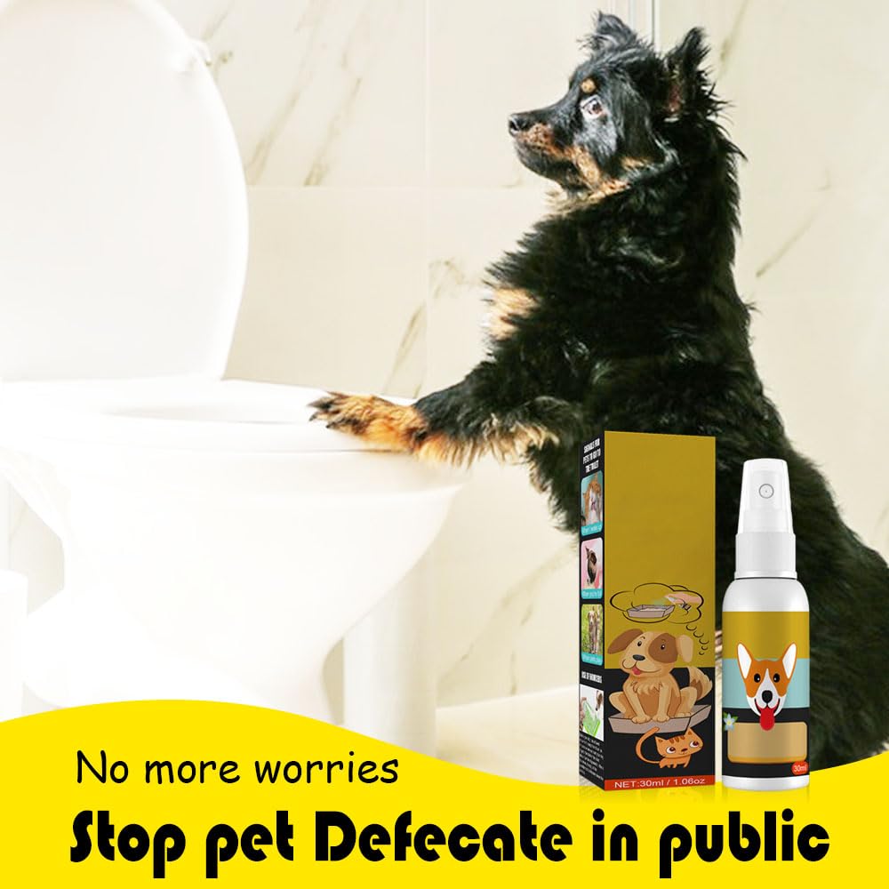 3PCS 30ML Pet Potty Training Spray - Puppy & Cat Toilet Training Aid, Indoor & Outdoor Use for Effective Housebreaking | Perfect for New Pets & Travel