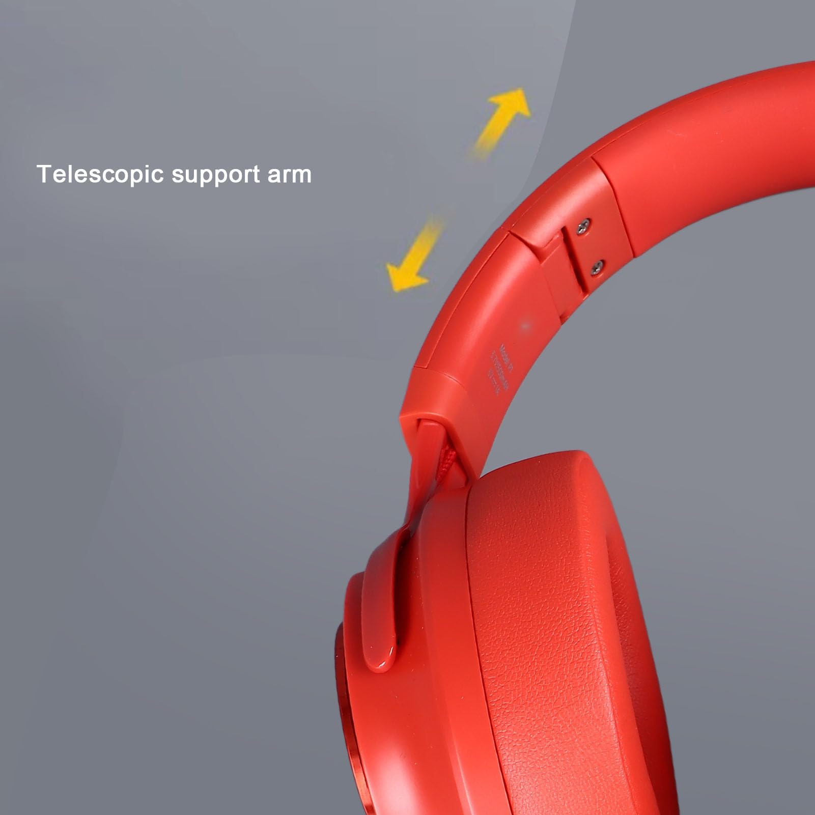 Wireless Gaming Headset with USB Charging & Long Battery Life - Comfortable Over-Ear Design for PC, Tablet, Phone - Perfect for Online Gaming, Work Calls & Music (Red)