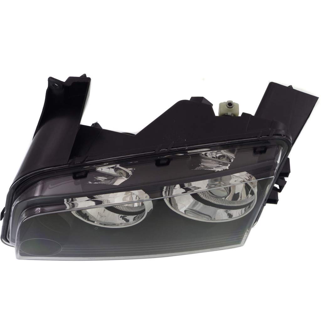 2007-2010 Dodge Charger Driver Side Black Headlight Assembly - CH2502206 / 4806165AJ - Perfect for Night Driving & Car Upgrades