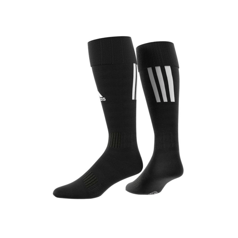 Adidas Santos 18 Soccer Socks - Black & White Football Crew Socks for Men & Women - Perfect for Training, Matches & Sports Performance