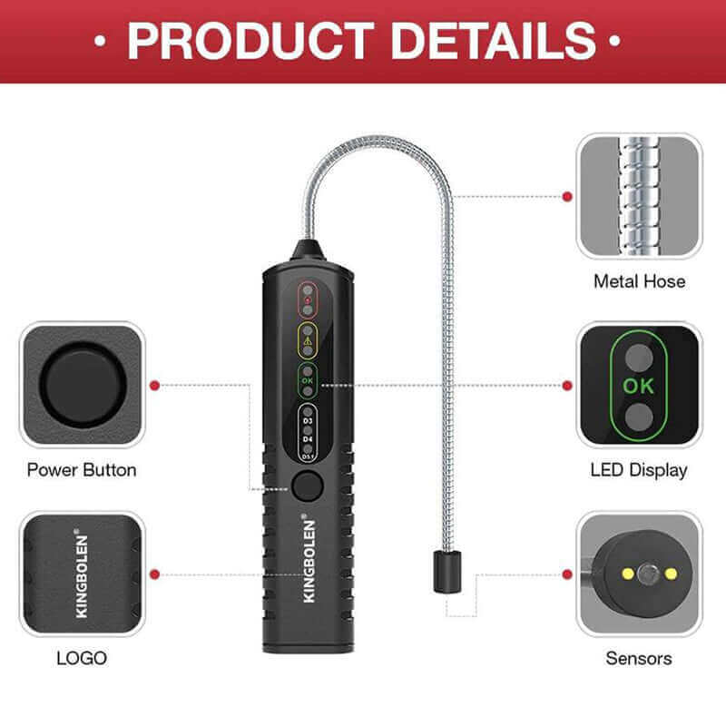 KINGBOLEN® BF100 Digital Brake Fluid Tester - Professional Automotive Brake Fluid Moisture & Condition Analyzer - Perfect for Car Maintenance, DIY Mechanics & Auto Repair Shops