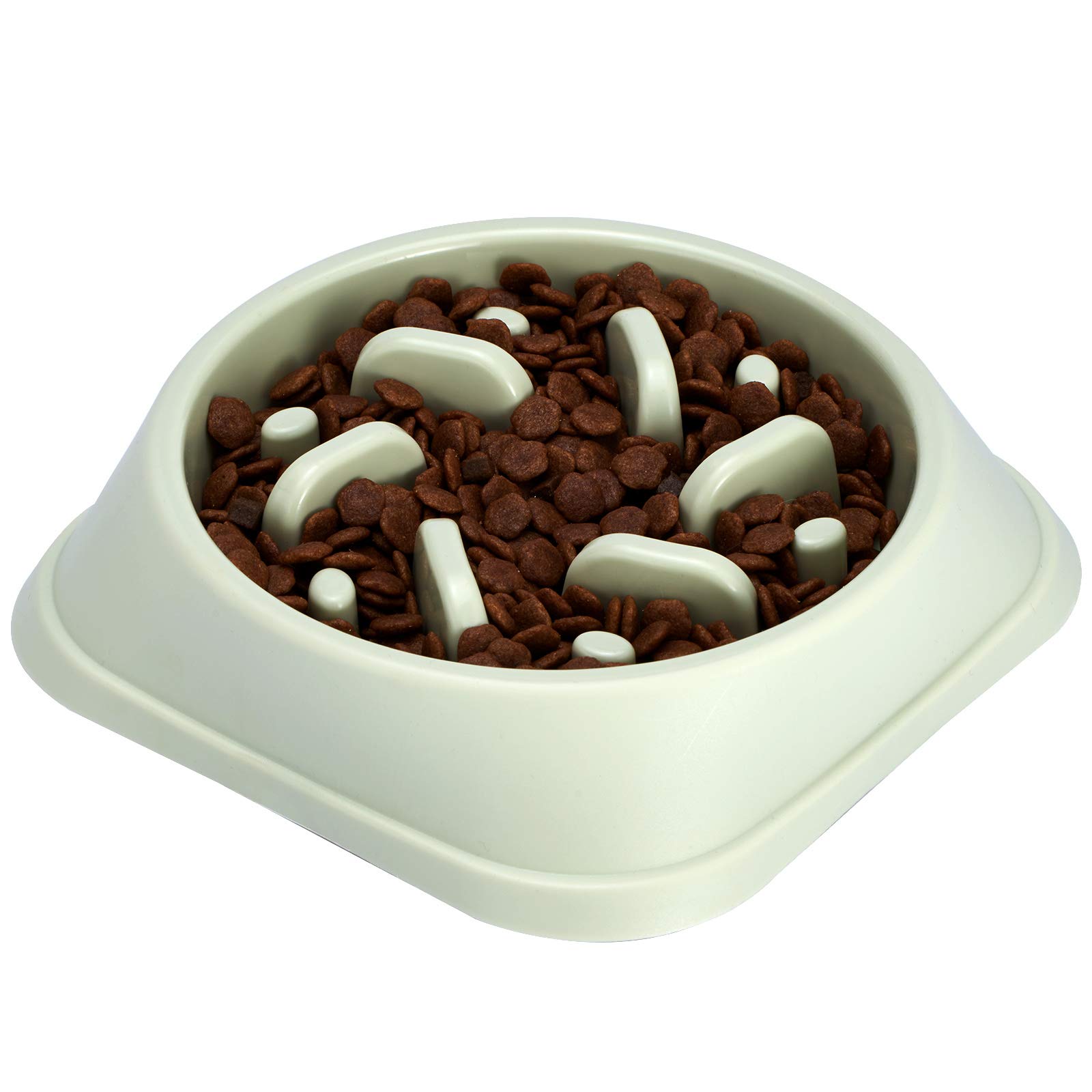 Allispast Slow Feeder Dog Bowl - Non-Slip Pet Food Dish for Small & Large Dogs - Helps Prevent Bloat & Improve Digestion - Perfect for Fast Eaters & Mealtime Enrichment